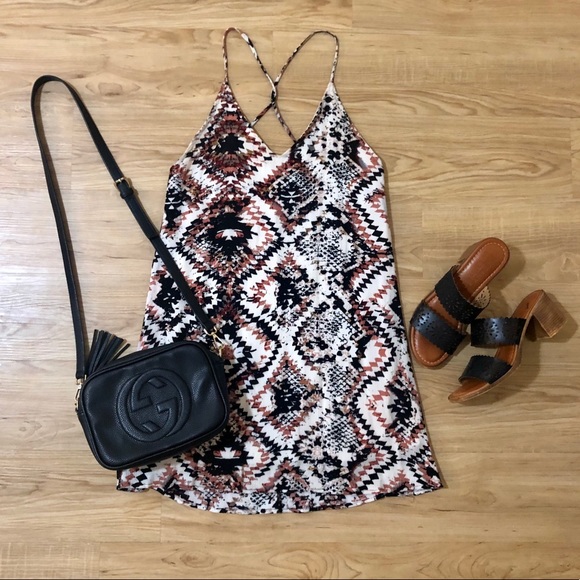 Tobi Aztec Print Swing Dress - Picture 3 of 6